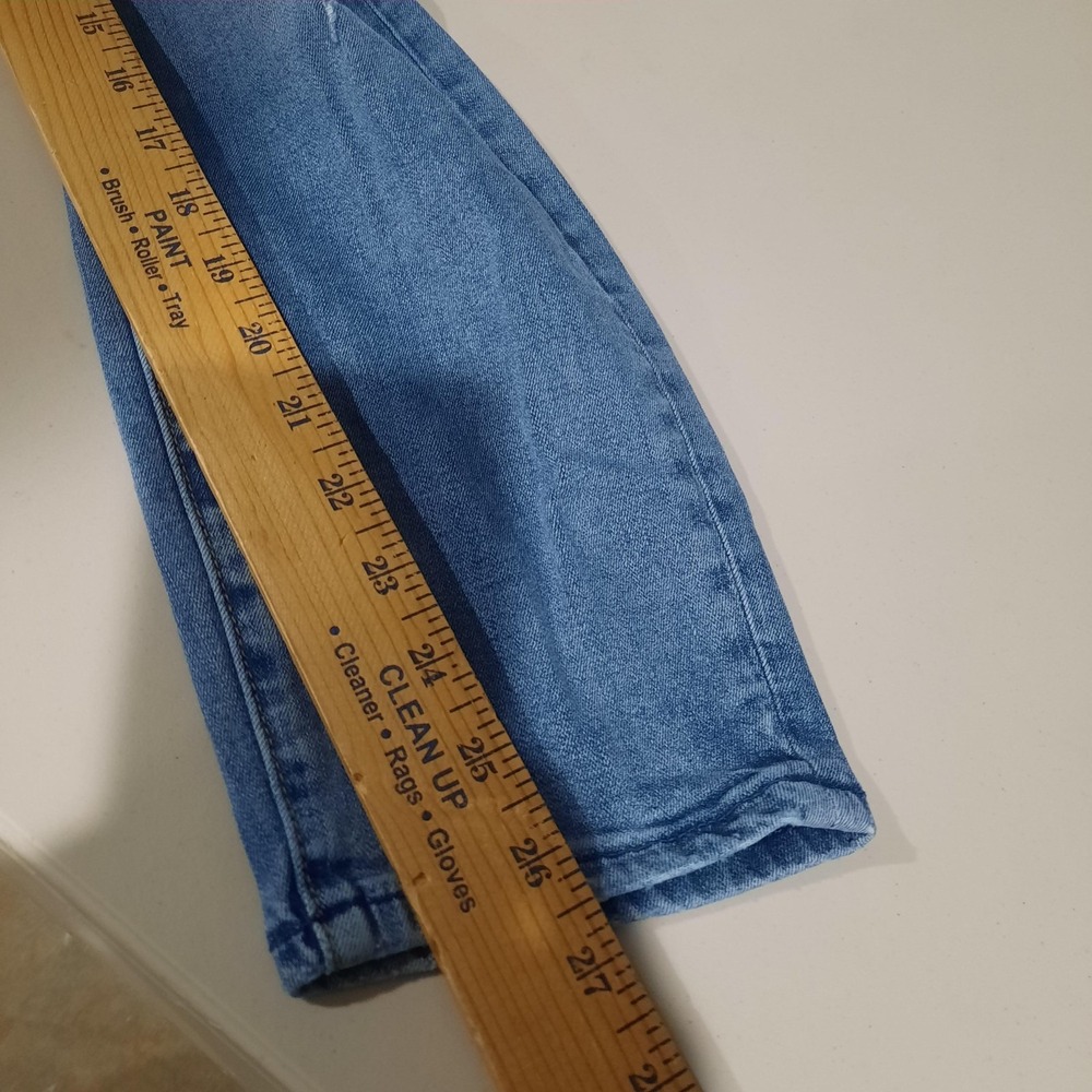 Good American Jeans Womens 15 Good Legs Crop Skinny High Rise‎ Denim Distressed - Picture 11 of 11
